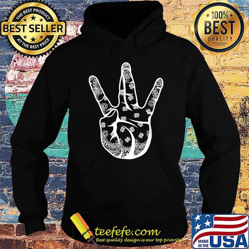 Westside Bandana Hand Sign Gangsta Rap T-Shirt Hoodie Westside Bandana Hand Sign Gangsta Rap T-Shirt Hoodie