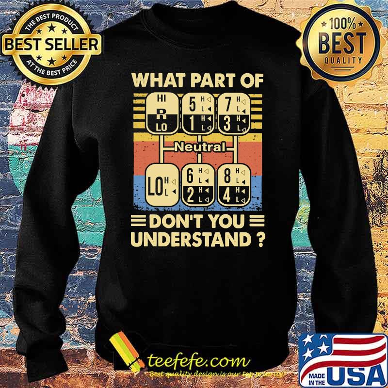 What part of dont you understand neutral vintage s Sweater What part of dont you understand neutral vintage s Sweater