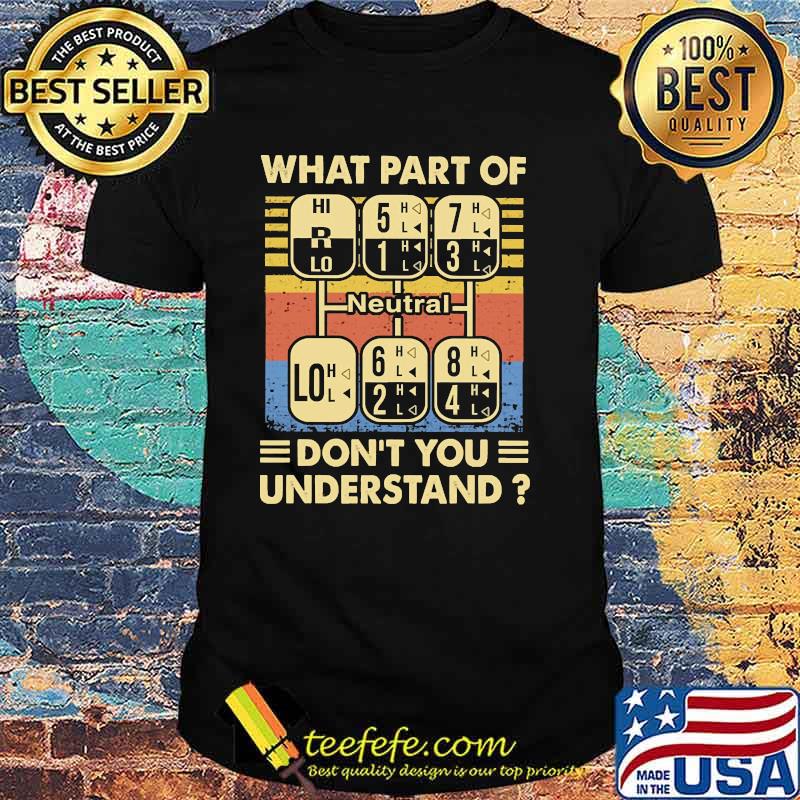 What part of dont you understand neutral vintage shirt