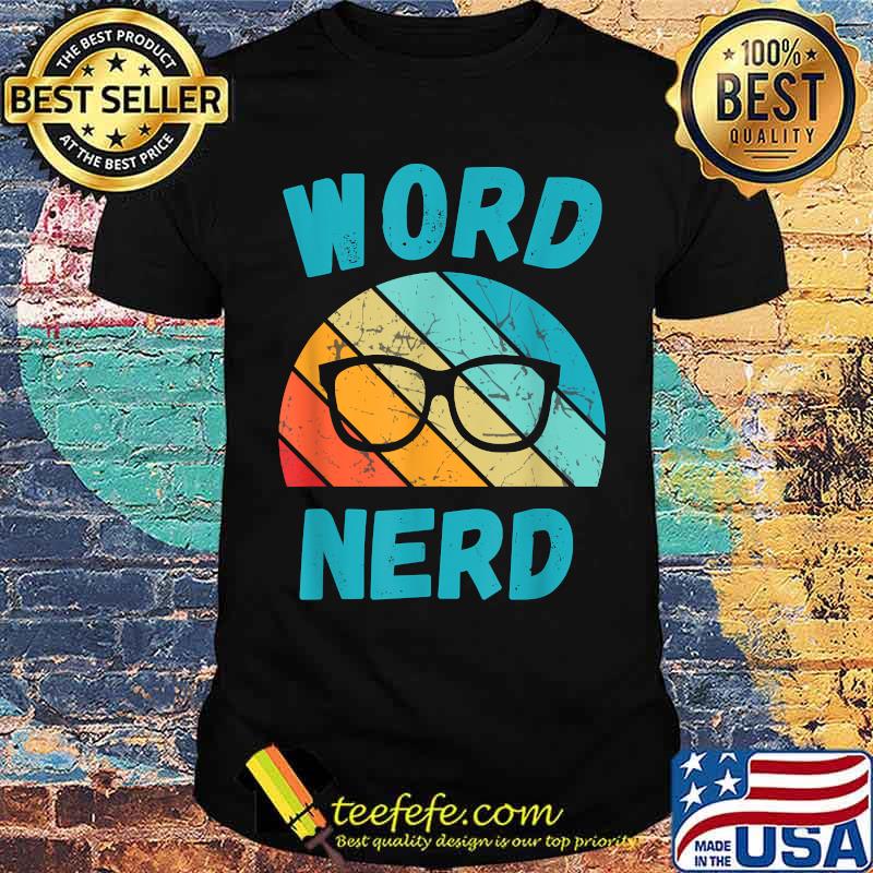 Word Nerd Glasses Vintage T-Shirt Word Nerd Glasses Vintage T-Shirt