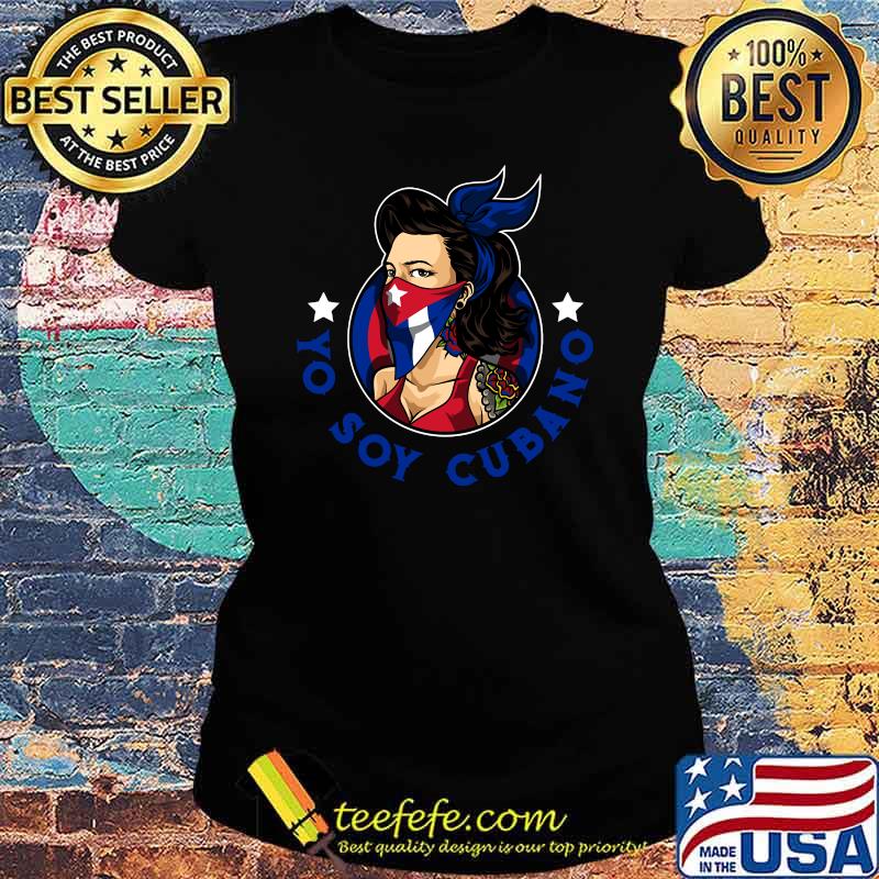 Yo Soy Cubano - Cuba Flag T-Shirt Ladies tee Yo Soy Cubano - Cuba Flag T-Shirt Ladies tee