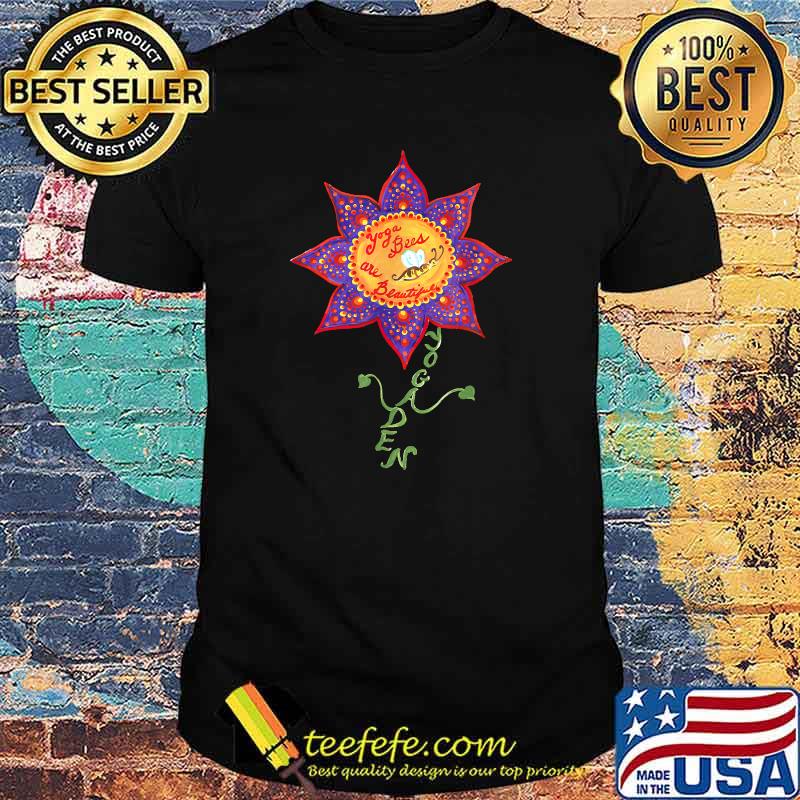 Yoga Bees Yoga Den Flower T-Shirt