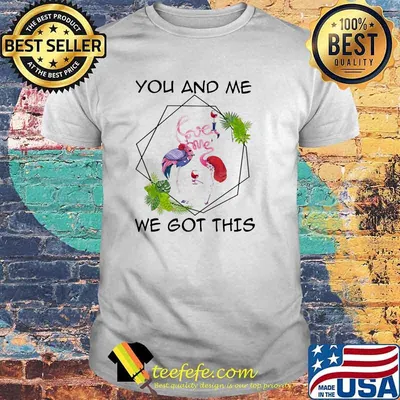 You and me we got this love wine flamingo shirt