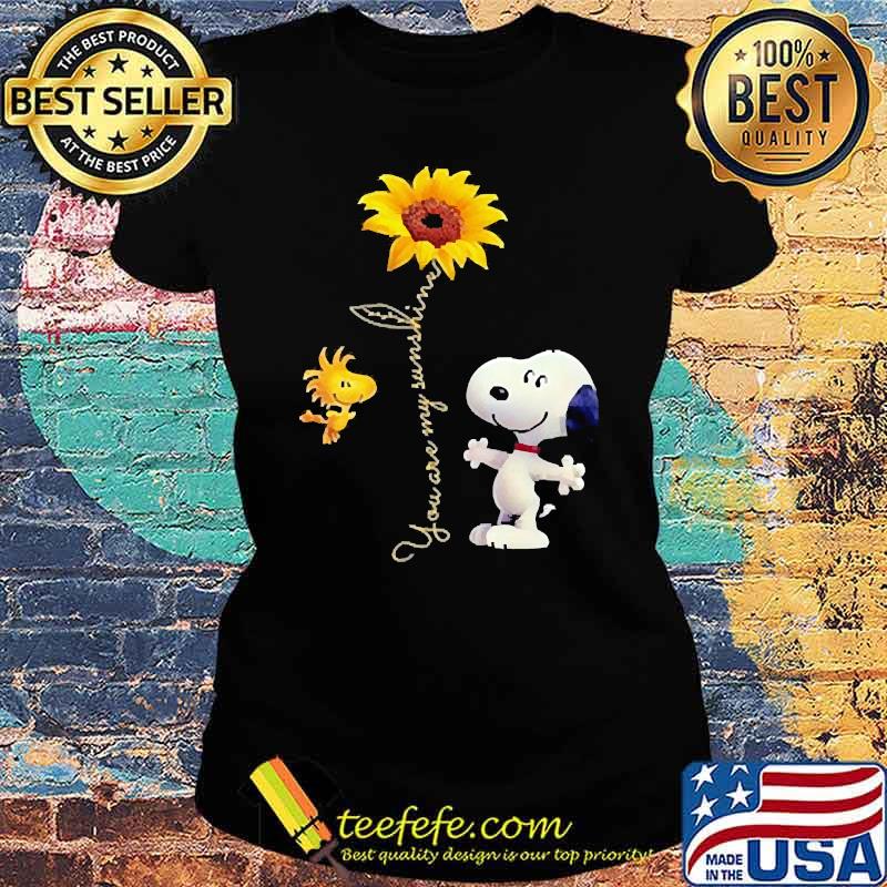 You are my sunshine snoopy sunflower Ladies tee You are my sunshine snoopy sunflower Ladies tee