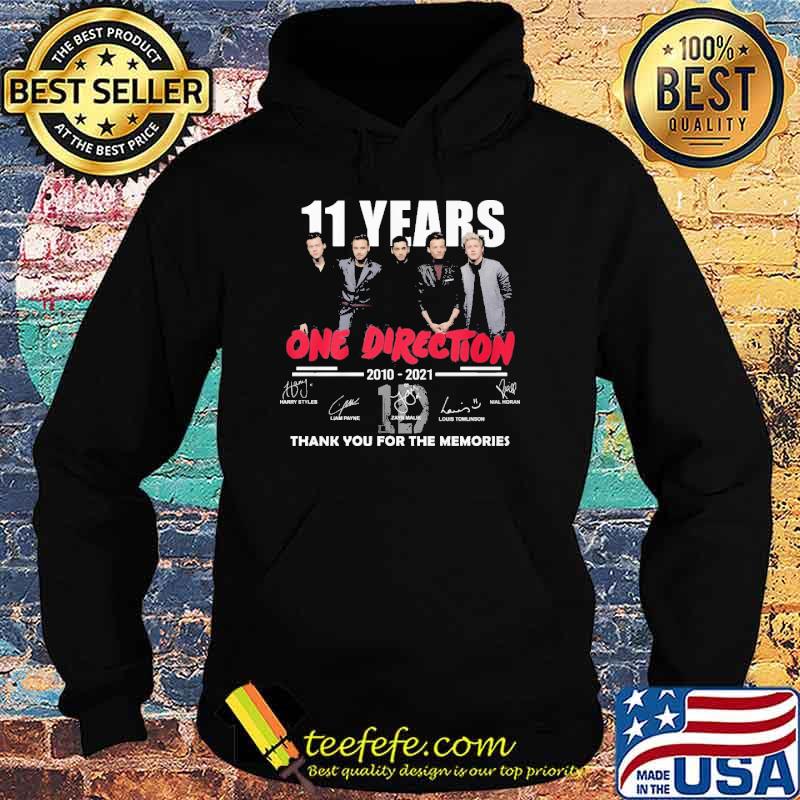 11 years One direction 2010-2021 thank you for the memories s Hoodie 11 years One direction 2010-2021 thank you for the memories s Hoodie