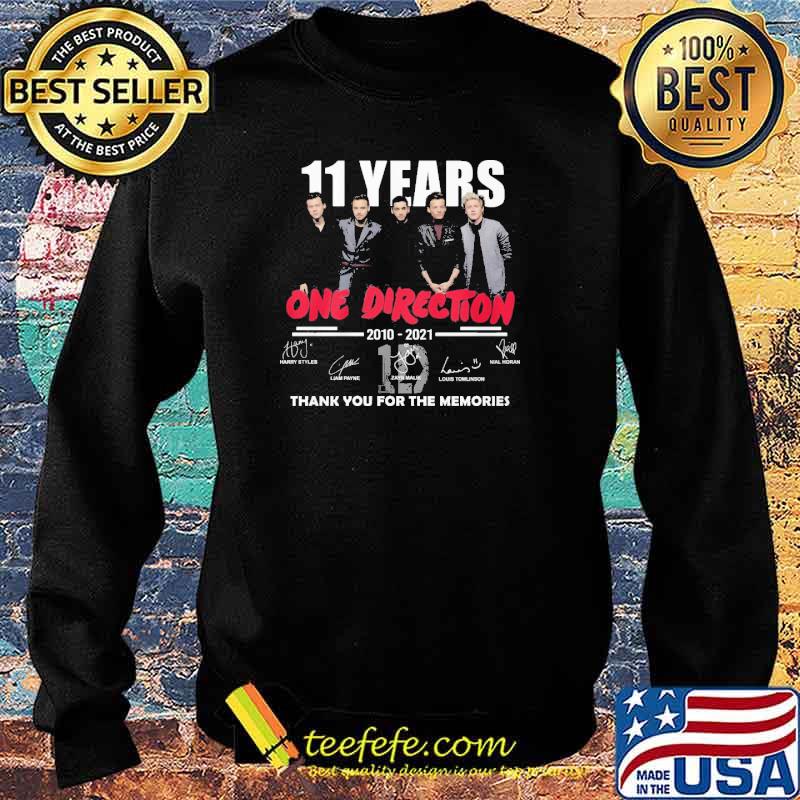 11 years One direction 2010-2021 thank you for the memories s Sweater 11 years One direction 2010-2021 thank you for the memories s Sweater