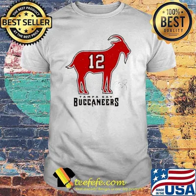 12 Tampa Bay Buccaneers The Goat signature shirt