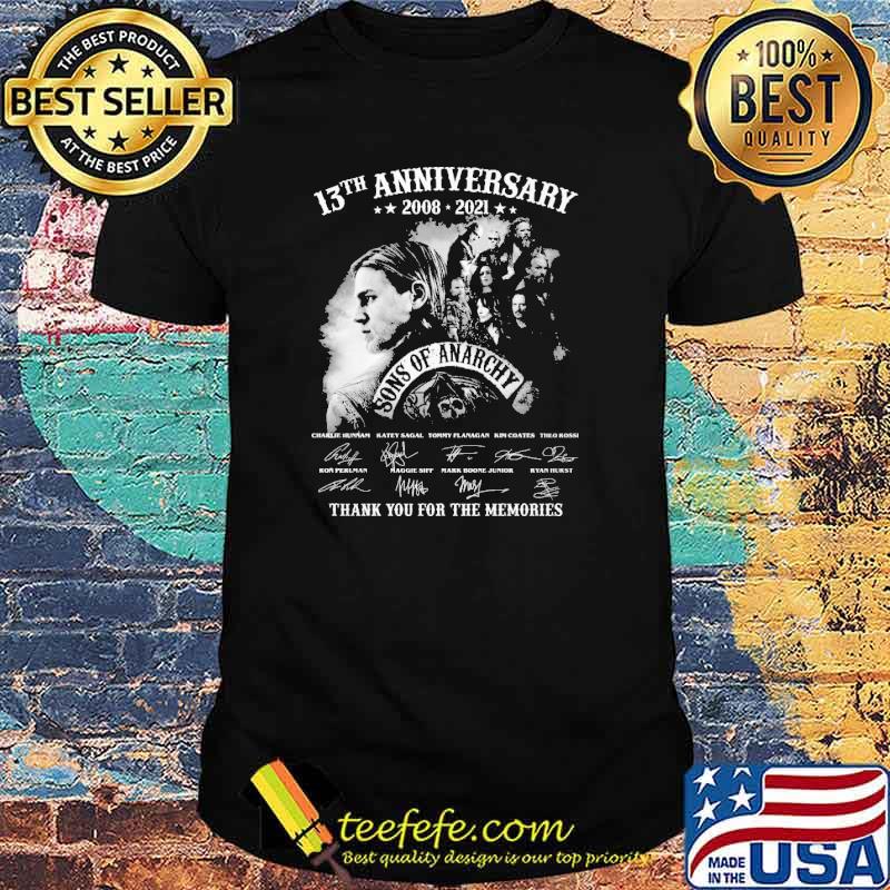 13th anniversary 2008-2021 sons of anarchy shirt 13th anniversary 2008-2021 sons of anarchy shirt