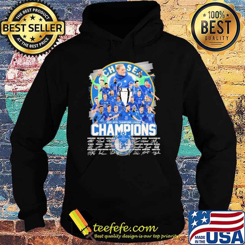 2021 Uffa champions league champions chelsea signatures s Hoodie 2021 Uffa champions league champions chelsea signatures s Hoodie