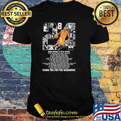 24 rest n peace Kobe Bryant 1978-2020 shirt