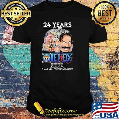 24 years Nepiec Eiichiro oda thank you for the memories shirt