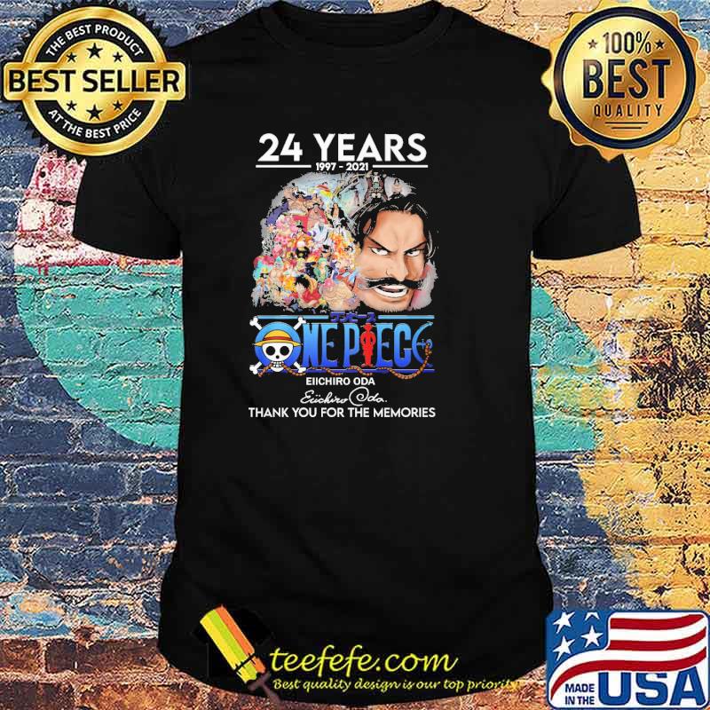 24 years Nepiec Eiichiro oda thank you for the memories shirt