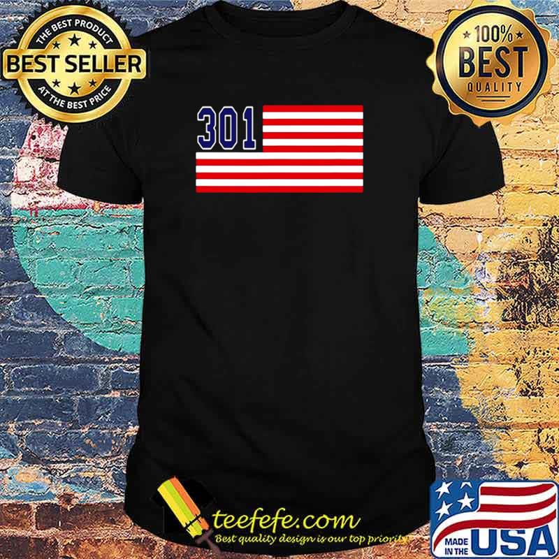 301 Area Code Maryland Hometown American Flag shirt 301 Area Code Maryland Hometown American Flag shirt