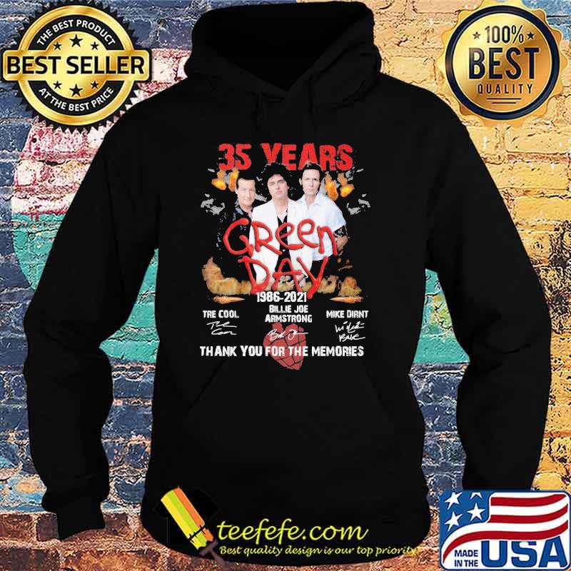 35 years Green day 1986-2021 thank you for the memories s Hoodie 35 years Green day 1986-2021 thank you for the memories s Hoodie