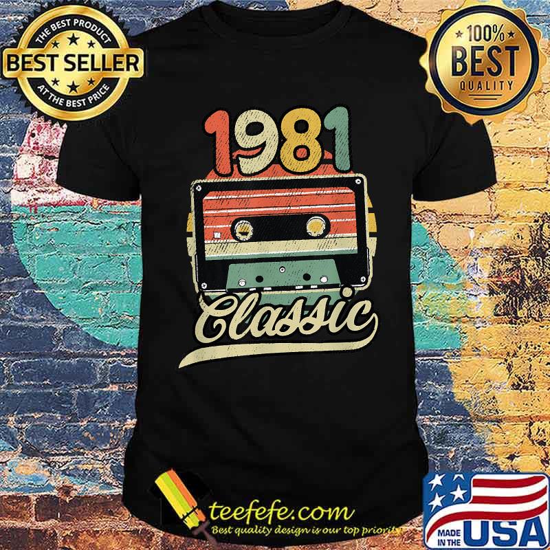 40th Birthday Gift Man 40th Vintage Classic March 1981 T-Shirt