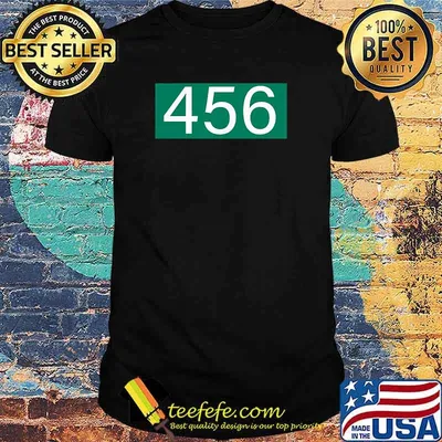 456 Vinatge Squid Korean Game K Drama T-Shirt