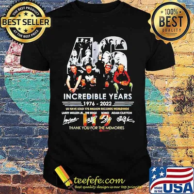 46 Incredible years 1976-2022 thank You For The Memories Shirt