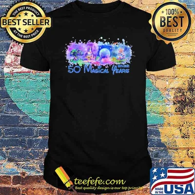 50 magical years 1971 2021 disney shirt