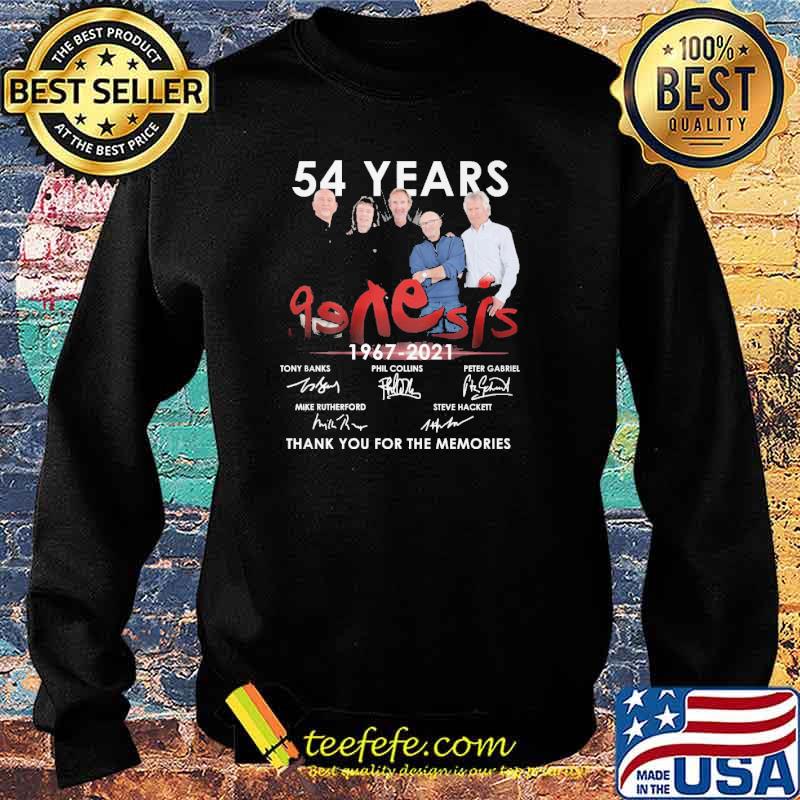 54 years genesis 1967-2021 thank you for the memories s Sweater 54 years genesis 1967-2021 thank you for the memories s Sweater