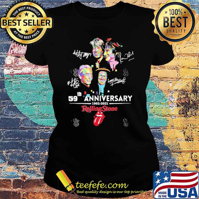 59th Anniverasy 1962 2021 Rollingstone Shirt Ladies tee 59th Anniverasy 1962 2021 Rollingstone Shirt Ladies tee