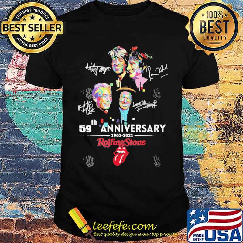 59th Anniverasy 1962 2021 Rollingstone Shirt