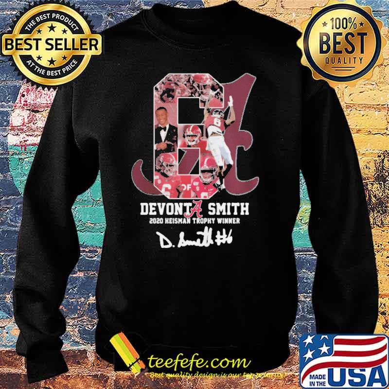6 Devonta Smith 2020 Heisman Trophy WInner Signature s Sweater 6 Devonta Smith 2020 Heisman Trophy WInner Signature s Sweater