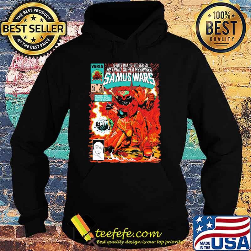 8 bits in a 16 bit metroid super hero samus wars s Hoodie 8 bits in a 16 bit metroid super hero samus wars s Hoodie