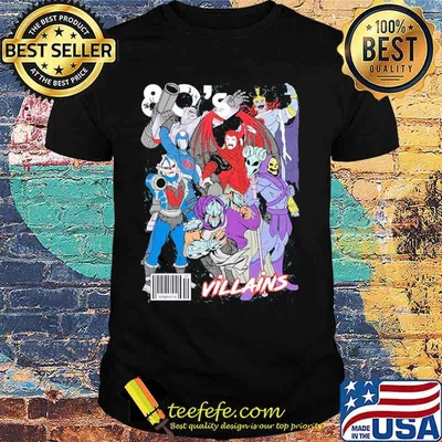 80s Evil Villains shirt