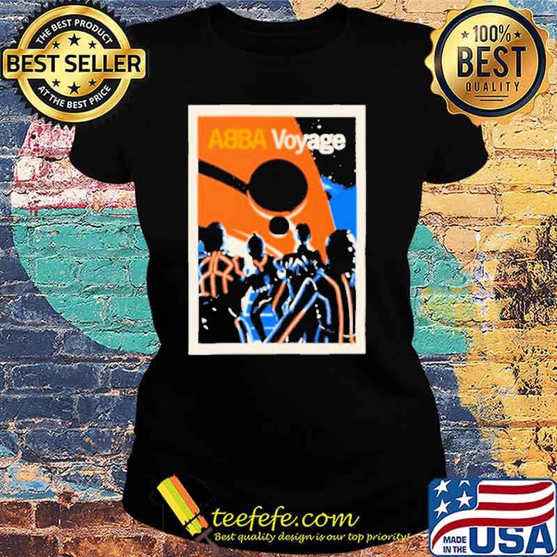 ABBA voyage silhouette space s Ladies tee ABBA voyage silhouette space s Ladies tee
