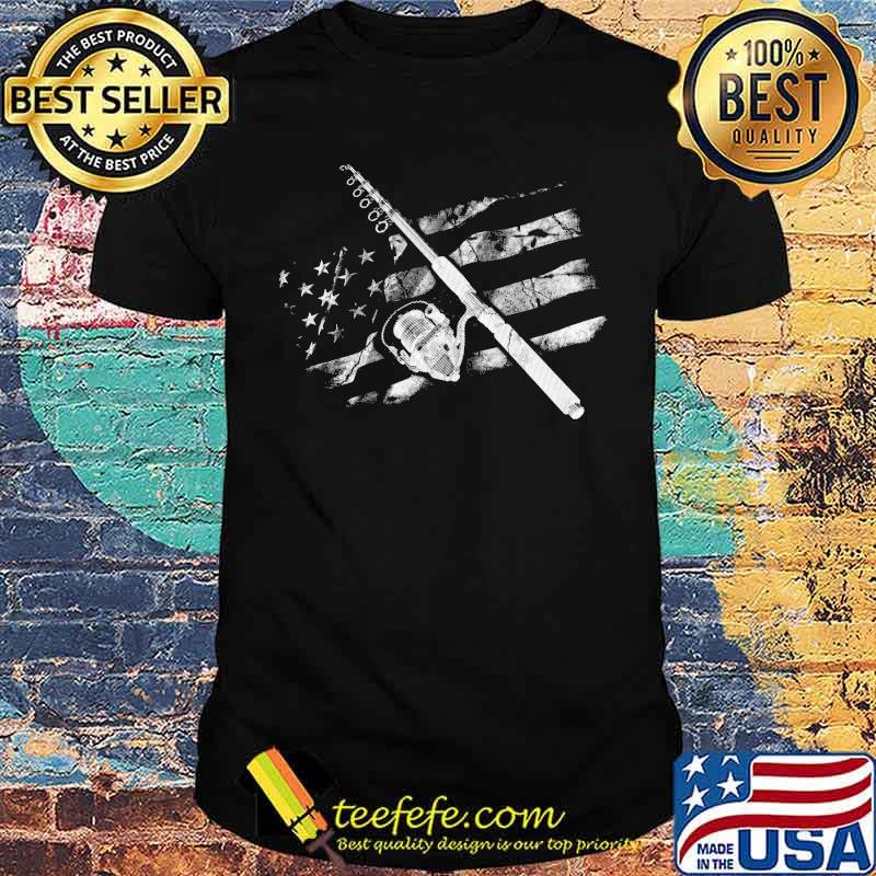 Acid rod american flag shirt
