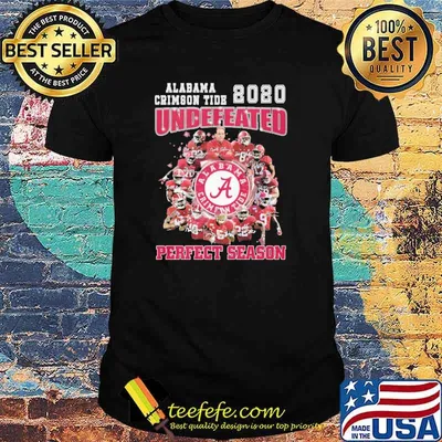 Alabama Crimson Tide 2020 undefeated perfect season shirt