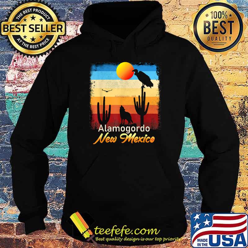 Alamogordo New Mexico Vintage Coyote Sunset NM Desert T-Shirt Hoodie Alamogordo New Mexico Vintage Coyote Sunset NM Desert T-Shirt Hoodie