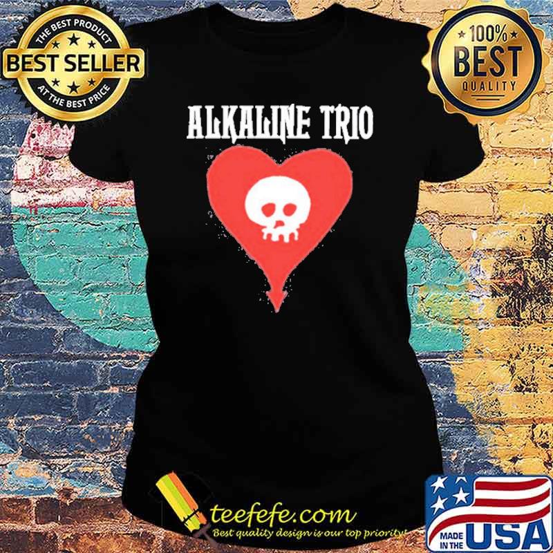 Alkaline Trio Skull Heart Shirt Ladies tee Alkaline Trio Skull Heart Shirt Ladies tee