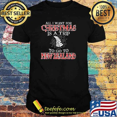 All I want for Christmas A Trip To New Zealand shirt