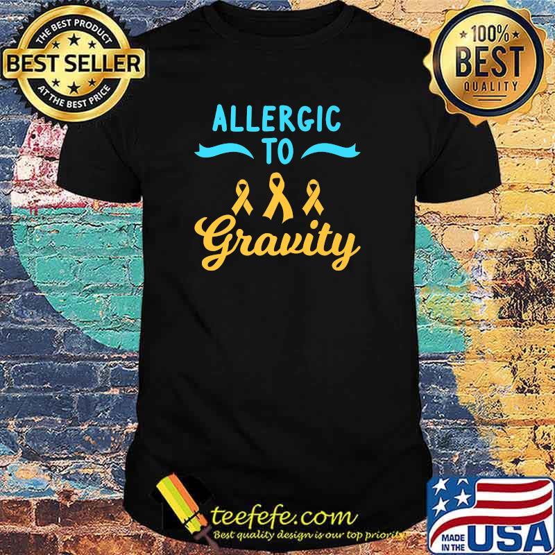 Allergy To Granvity Dysautonomia POTS Awareness Ribbon T-Shirt