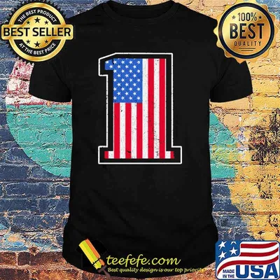 America First Usa Flag Shirt