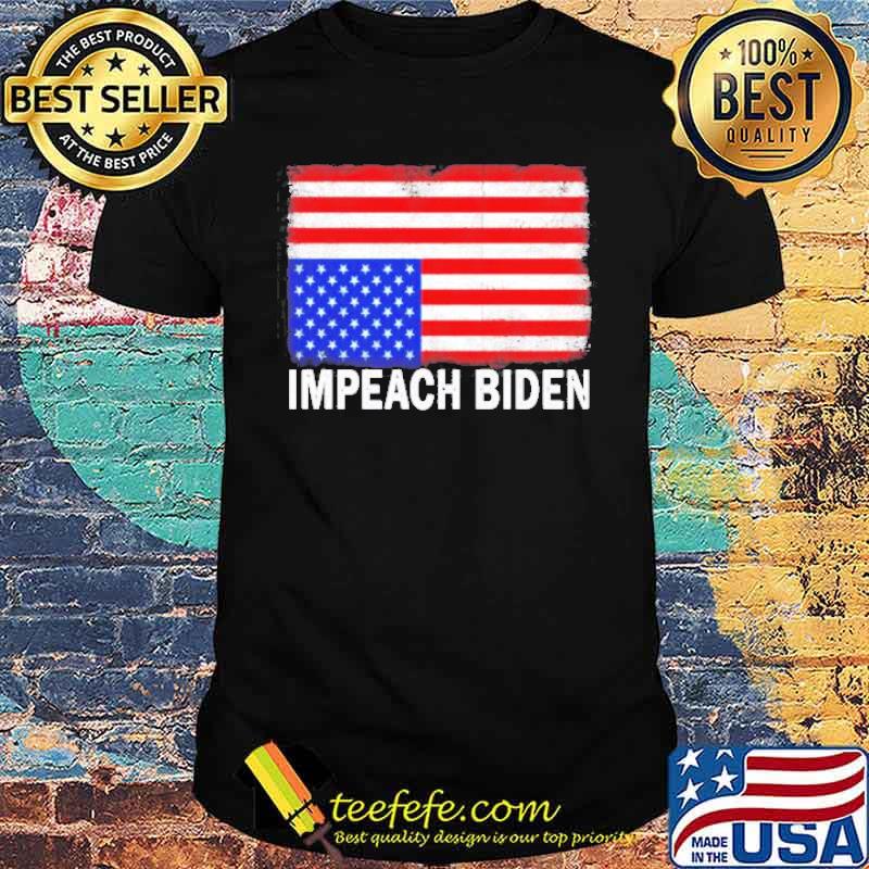 America Under flag impeach Biden shirt America Under flag impeach Biden shirt