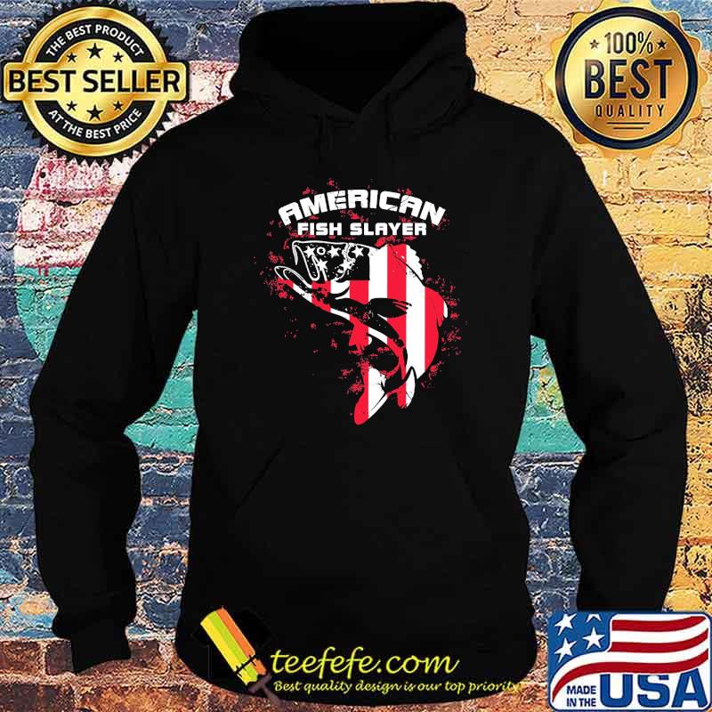 American fish slayer usa flag s Hoodie American fish slayer usa flag s Hoodie