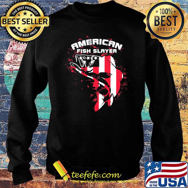 American fish slayer usa flag s Sweater American fish slayer usa flag s Sweater
