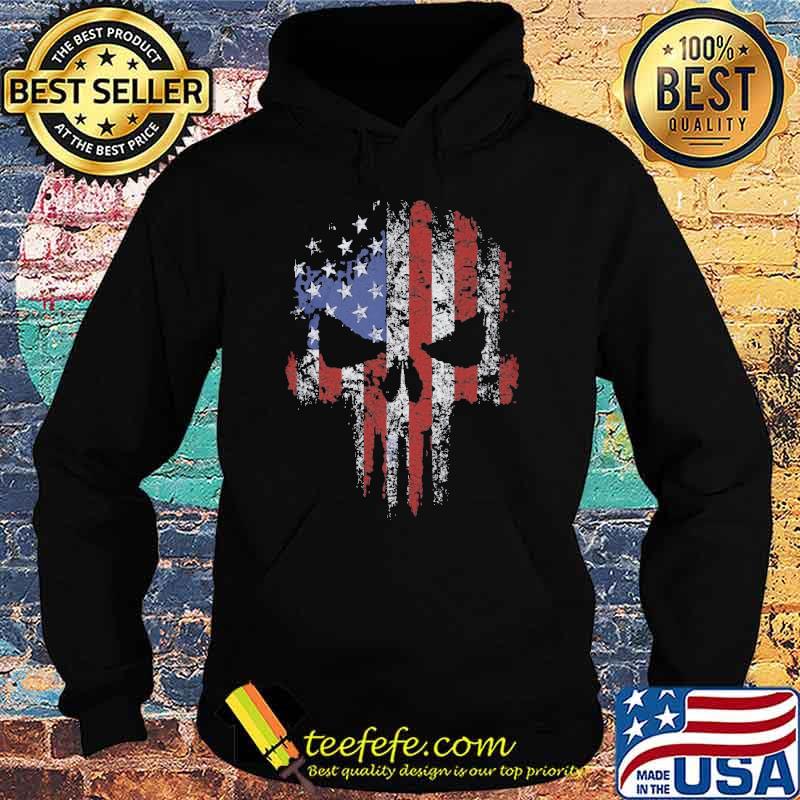 American Skull usa Flag s Hoodie American Skull usa Flag s Hoodie