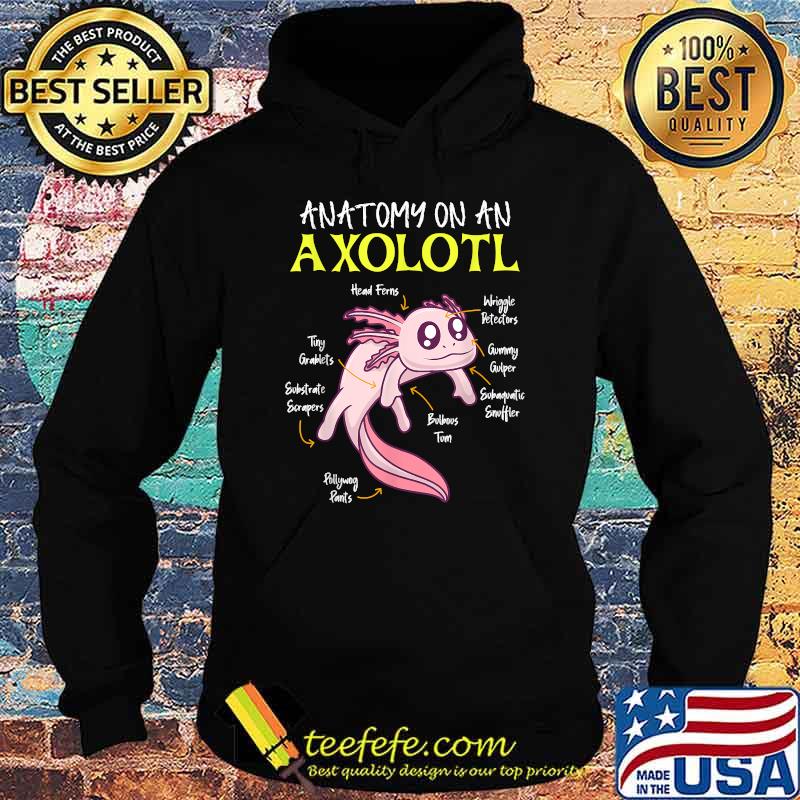 Anatomy of an axolotl aquarium reptile Aquaristics Axolotl T-Shirt Hoodie Anatomy of an axolotl aquarium reptile Aquaristics Axolotl T-Shirt Hoodie