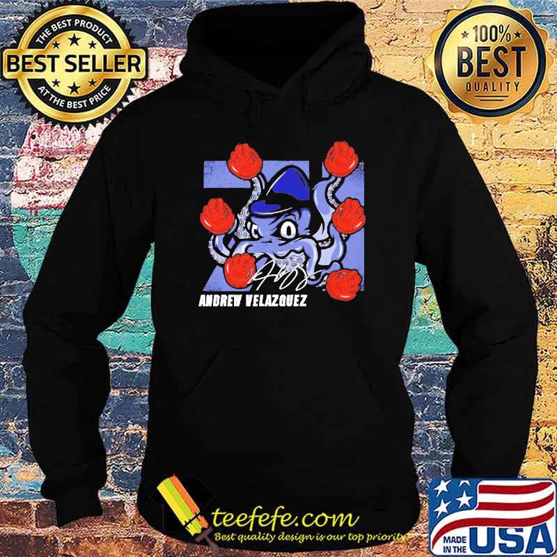 Andrew Velazquez New York Y Gloves baseball signature s Hoodie Andrew Velazquez New York Y Gloves baseball signature s Hoodie