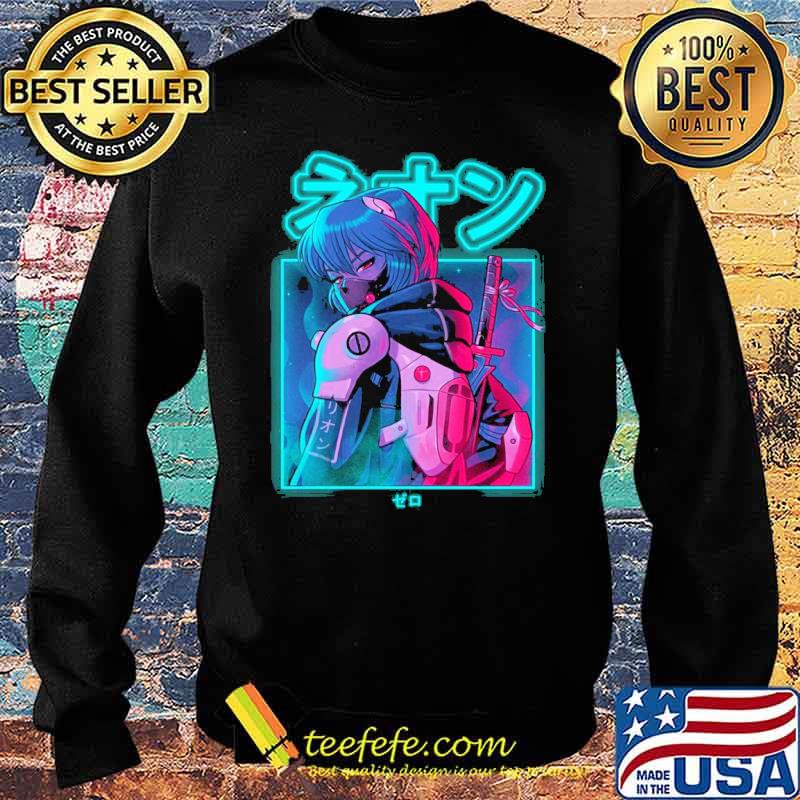 Anime Evangelion Japanese Manga Neon Genesis Evangelion Rei Ayanami Shirt Sweater Anime Evangelion Japanese Manga Neon Genesis Evangelion Rei Ayanami Shirt Sweater