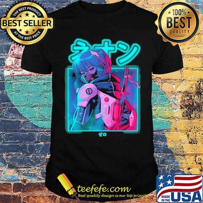 Anime Evangelion Japanese Manga Neon Genesis Evangelion Rei Ayanami Shirt