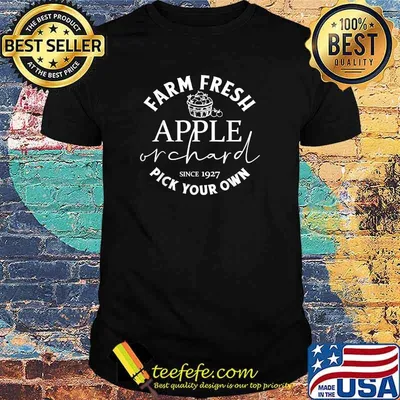 Apple Orchard Farm Fresh Apples Fall Sign Pick Your Own T-Shirt