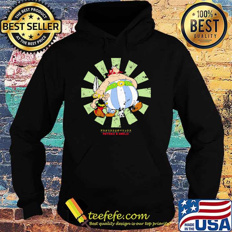 Asterix And Obelix Retro Japanese Shirt Hoodie Asterix And Obelix Retro Japanese Shirt Hoodie