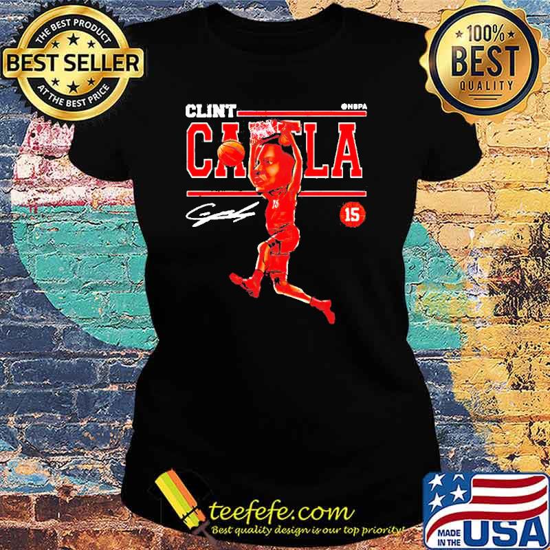 Atlanta Hawks Clint Capela Cartoon Shirt Ladies tee Atlanta Hawks Clint Capela Cartoon Shirt Ladies tee