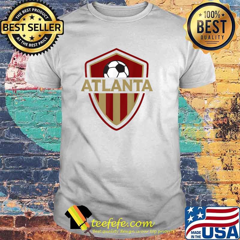 Atlanta Soccer Ball Badge Jersey logo T-Shirt
