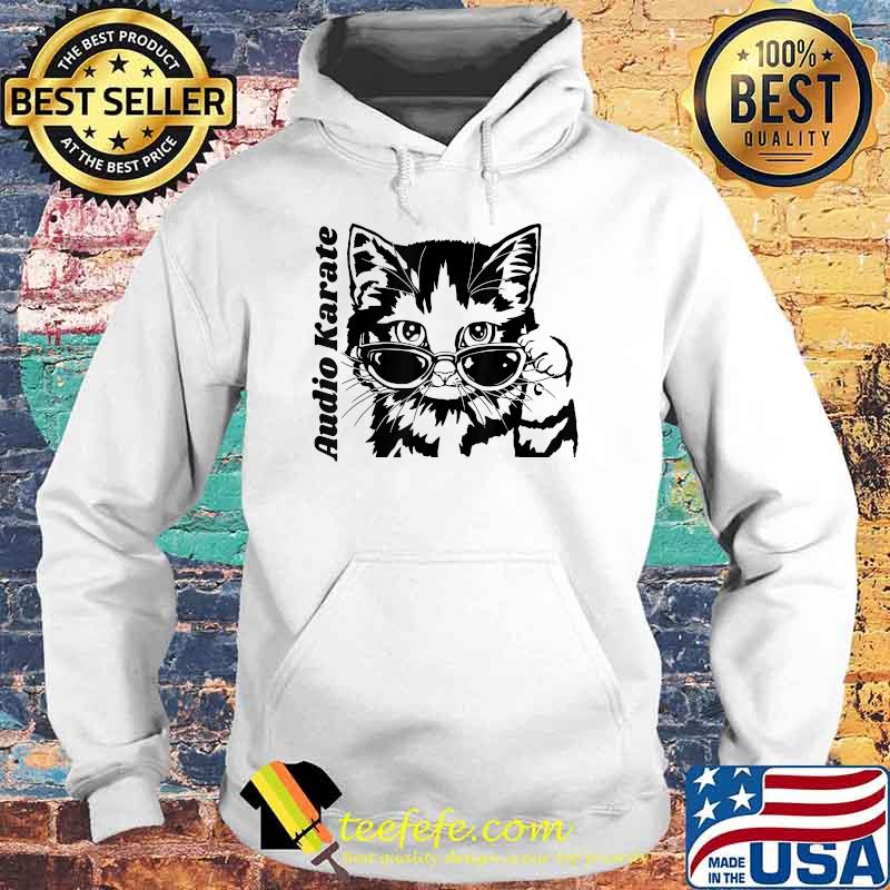 Audio Karate 70's Cat T-Shirt Hoodie Audio Karate 70's Cat T-Shirt Hoodie