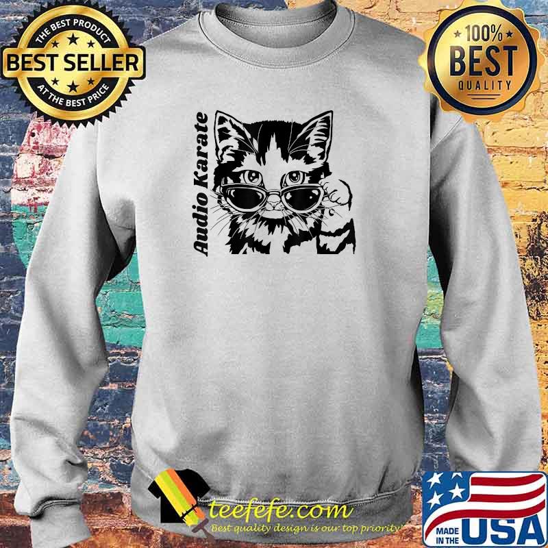 Audio Karate 70's Cat T-Shirt Sweater Audio Karate 70's Cat T-Shirt Sweater